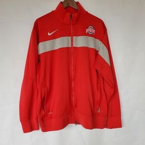 Nike Dri Fit Ohio State Zip Jacket Pockets Unisex